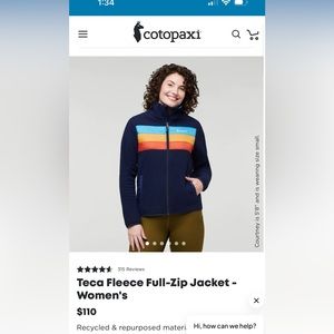 Cotopaxi Fleece Zip